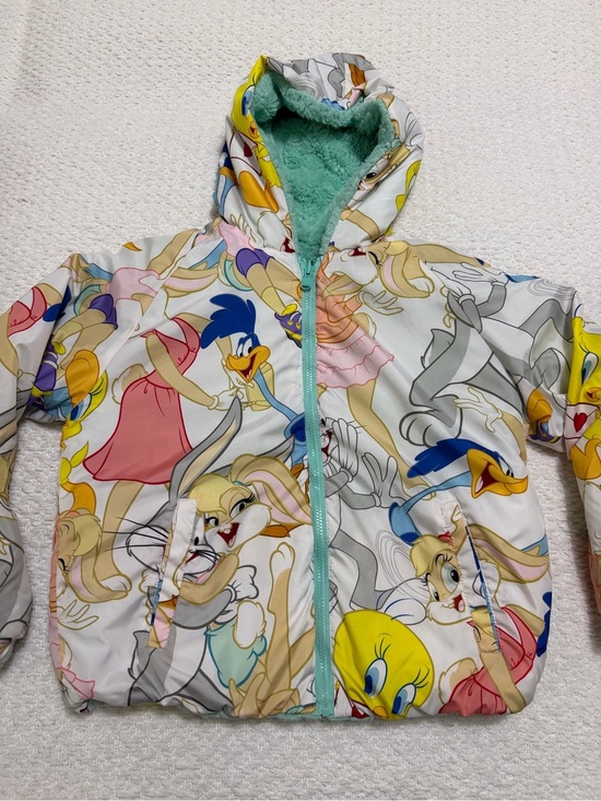 Members Only Jackets & Blazers - Looney Tunes x Members Only Reversible Jacket Cropped Fit Women’s Size Medium